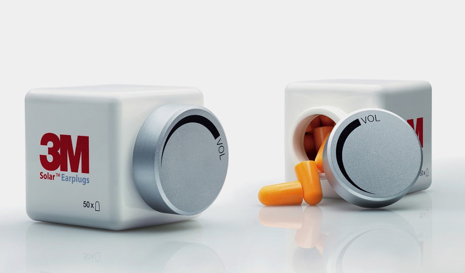 3m earplugs product packaging