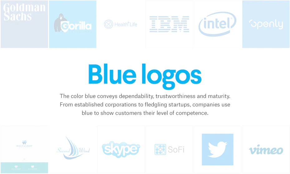 35 beautiful blue logos - 99designs