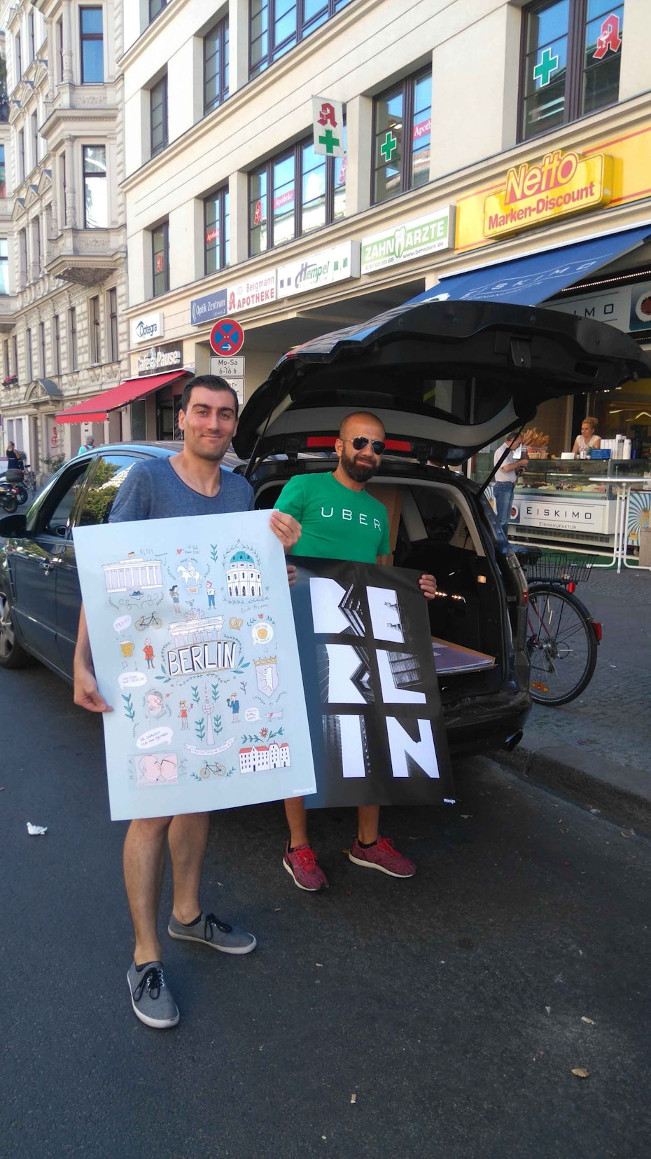 Uber City-Poster Aktion