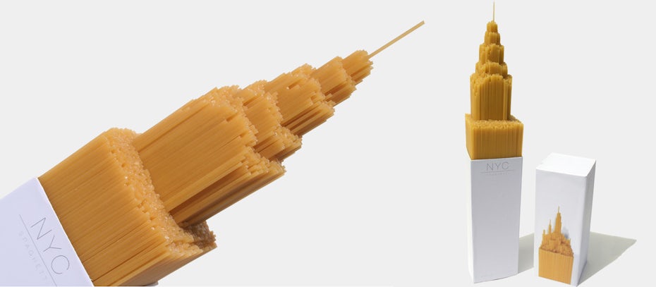 NYC Spaghetti product packaging
