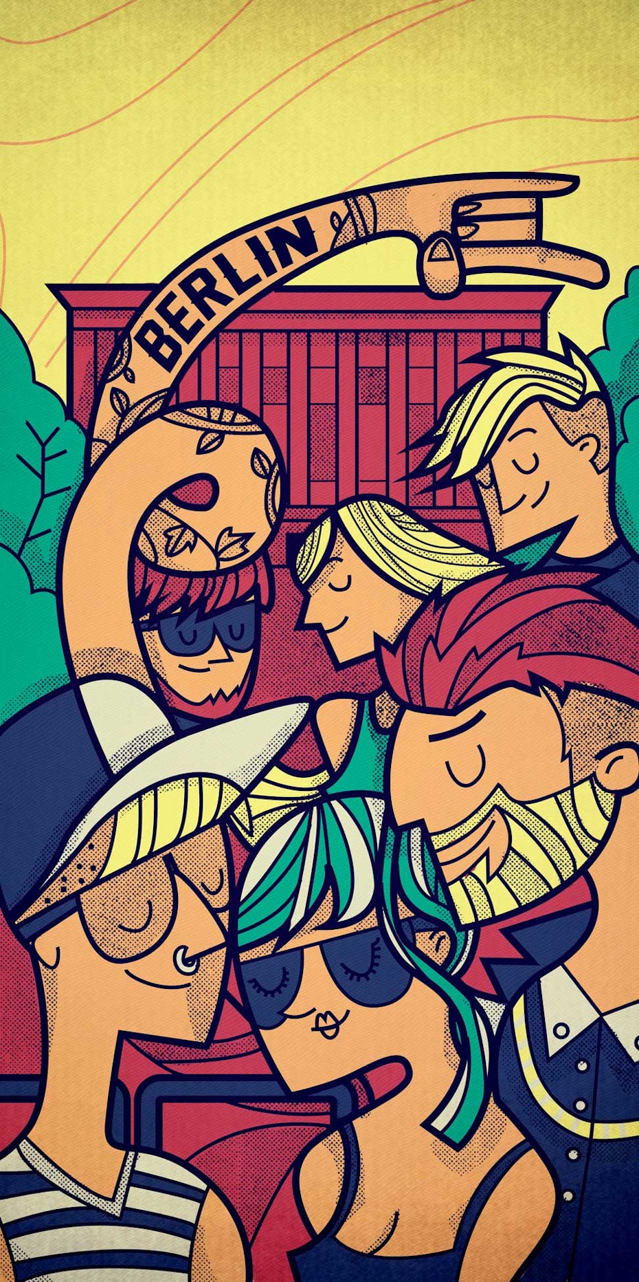 berlin city-poster