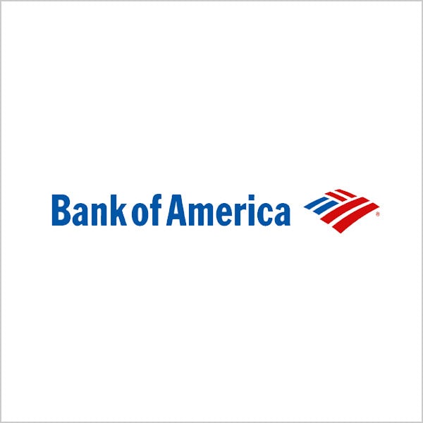 bank of america blue red logo