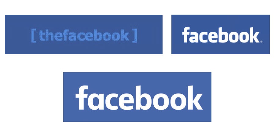 tech branding: facebook logo evolution