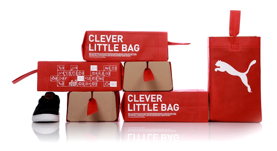 Puma shoebox bag product packaging