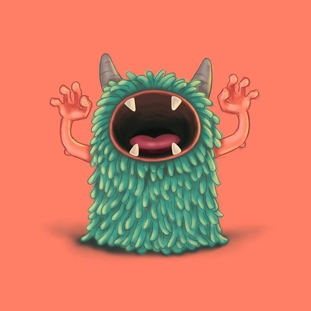 hairy monster
