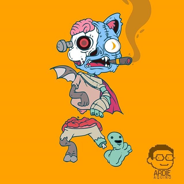 spooky monster illustration