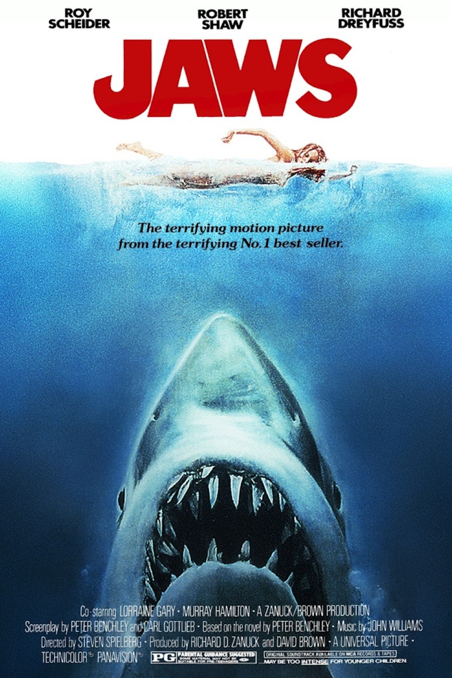 《大白鲨》海报