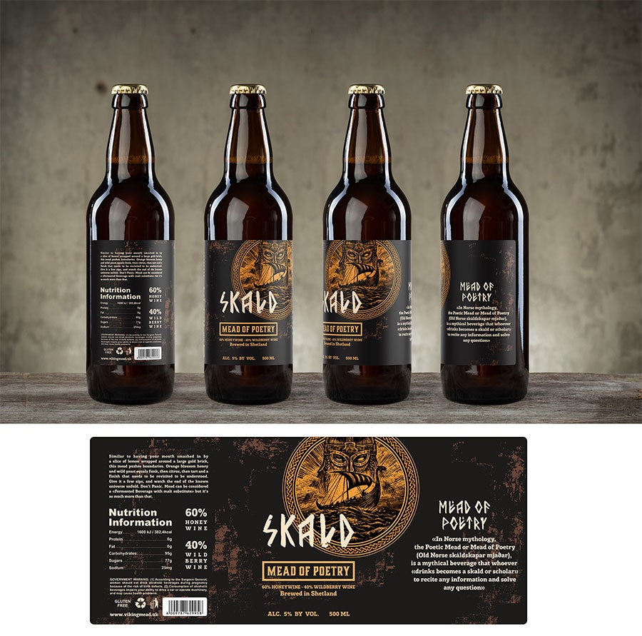 skald beer label top 9
