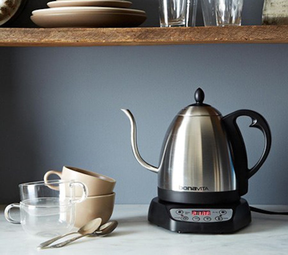 Intasting electric gooseneck kettle review and demo by Sara