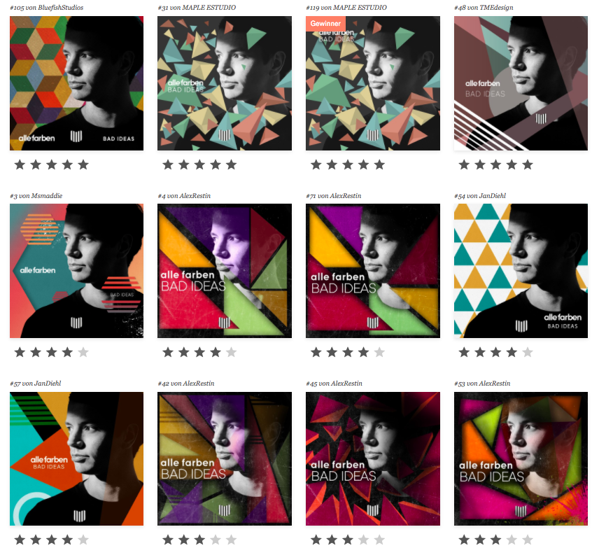 designs alle farben