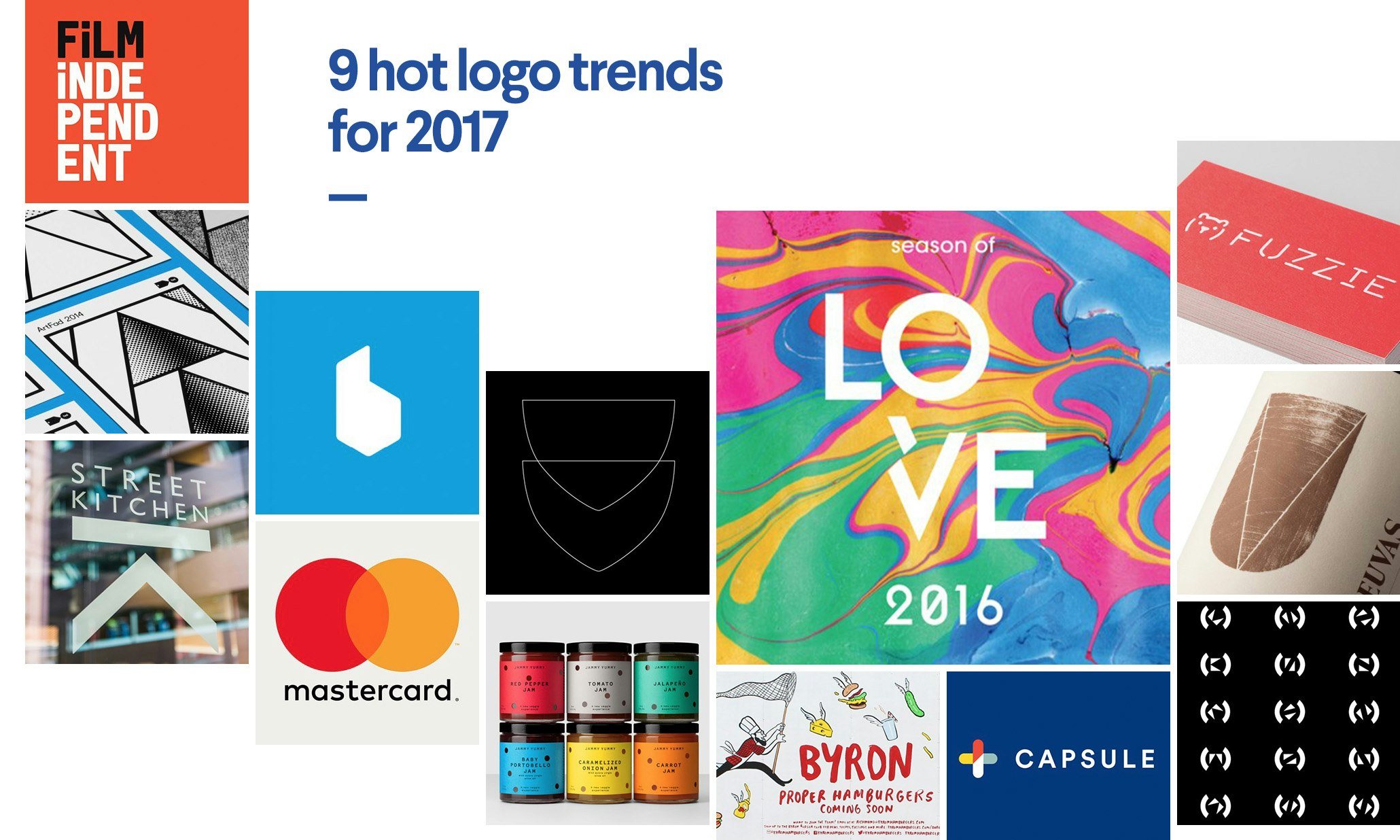 9 hot logo design trends for 2017  99designs