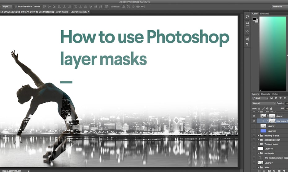 How use layer masks 99designs
