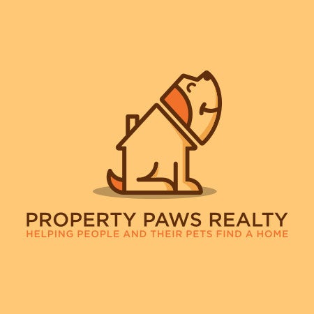 pet themed real estate logo