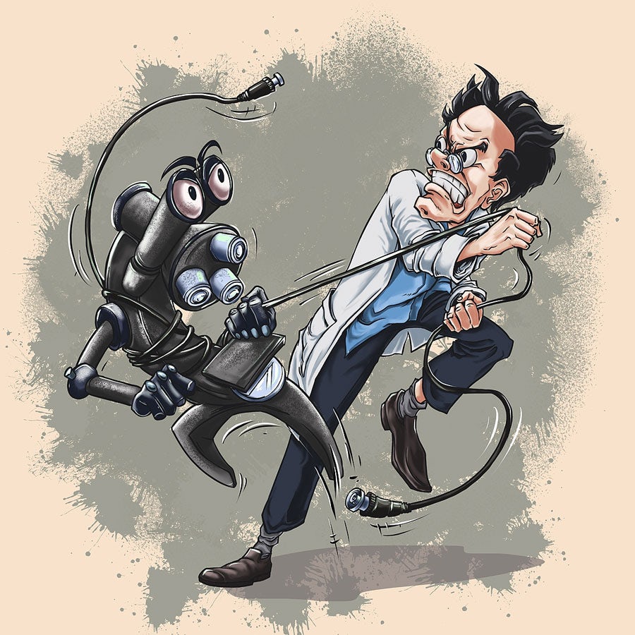 robot mascot