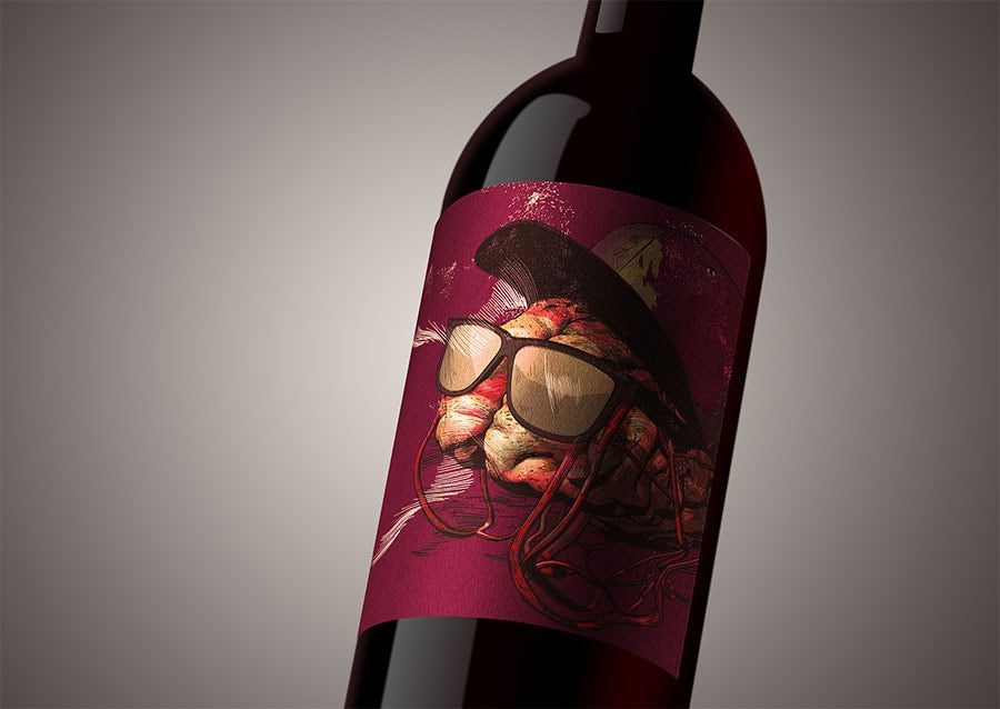 wine label