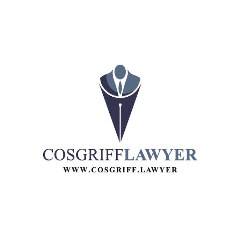LEGAL LOGO WITH SUIT, FOUNTAIN PEN