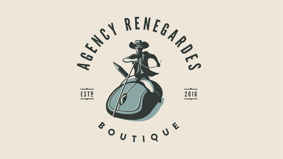Diseño de logotipos estilo vintage - Logotipo de la agencia Renegados