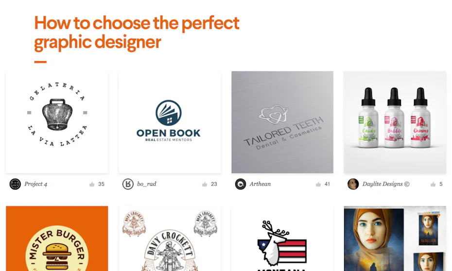 How to choose the perfect graphic designer for you - 99designs