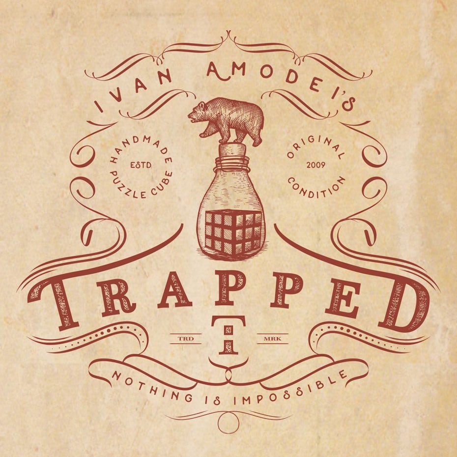 Trapped logo