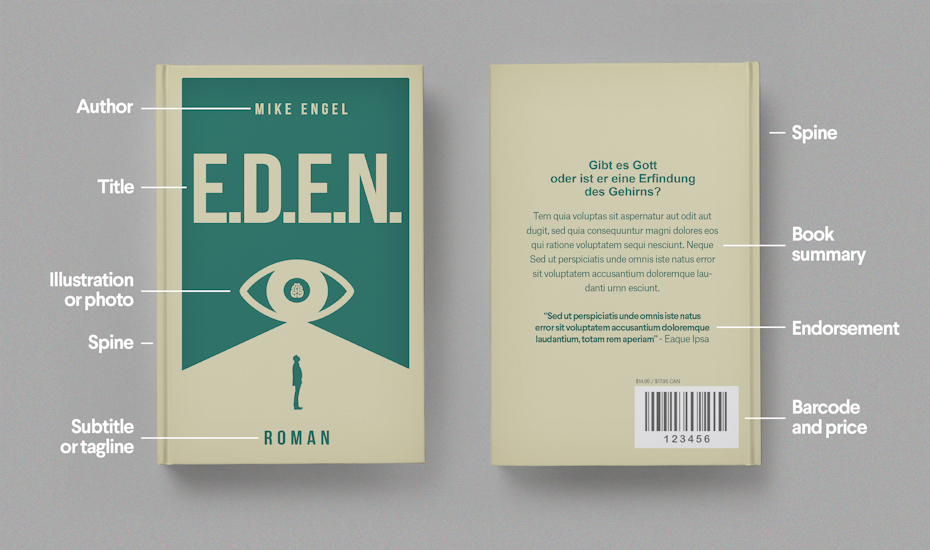 Book cover design from Design for Writers