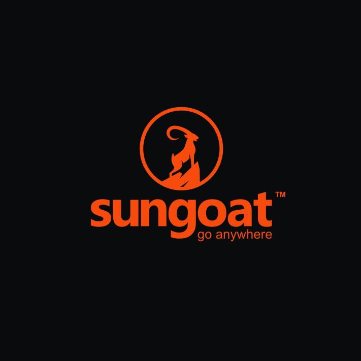 best logo example: simple modern goat logo