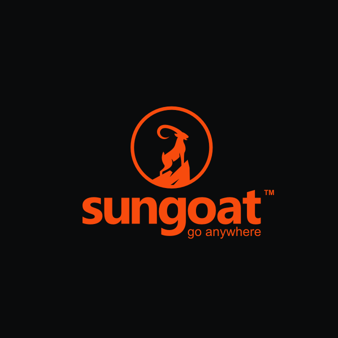 best logo example: simple modern goat logo 
