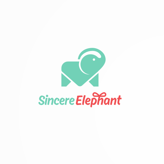 creative logo design with elephant in form of envelope