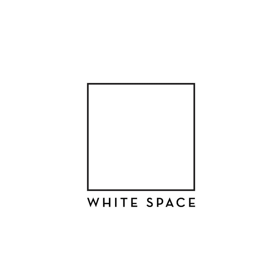 最佳徽标设计与最小的白色广场