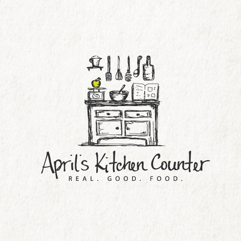 best logos example with drawing of kitchen counter