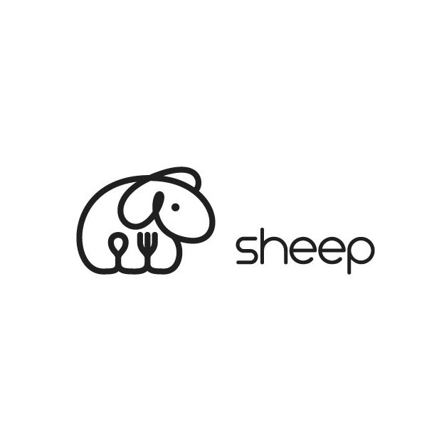best logos example: simple sheep line drawing