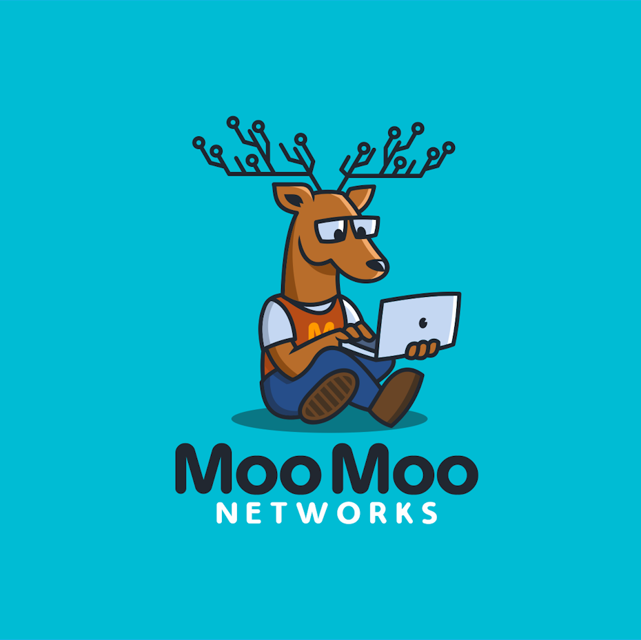 moose MASCOT LOGO