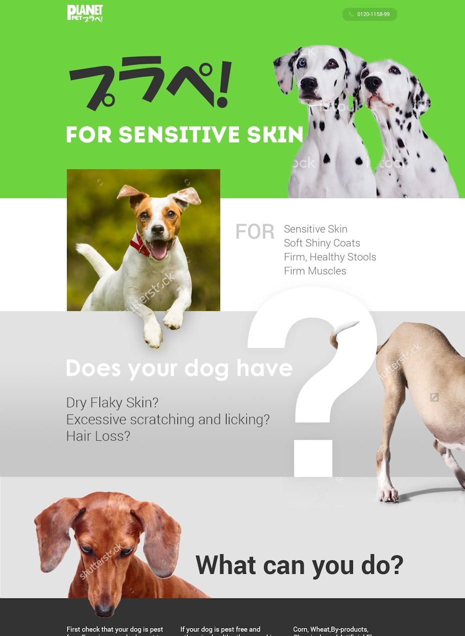 neon landing page design