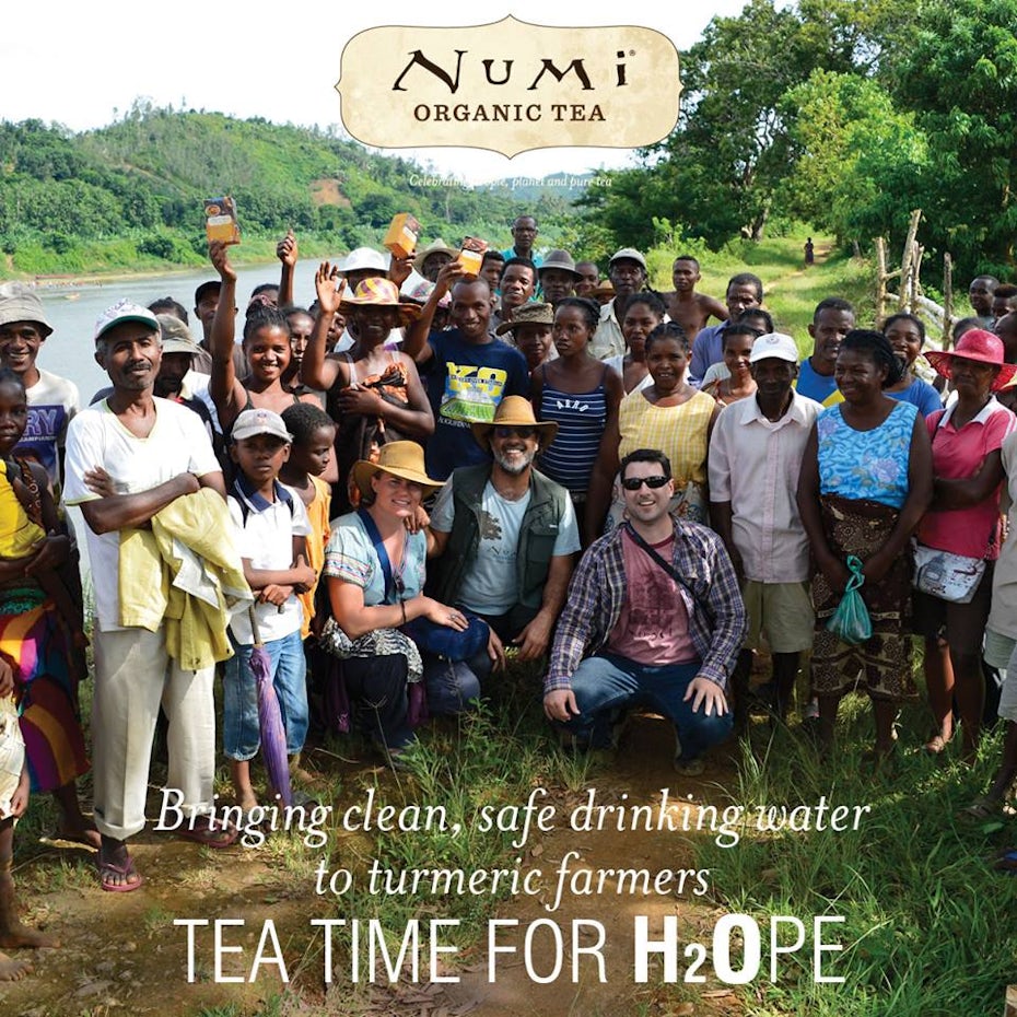 Photo pour une campagne publicitaire pour la marque Numi Tea