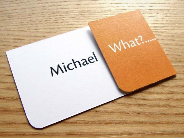business card design
