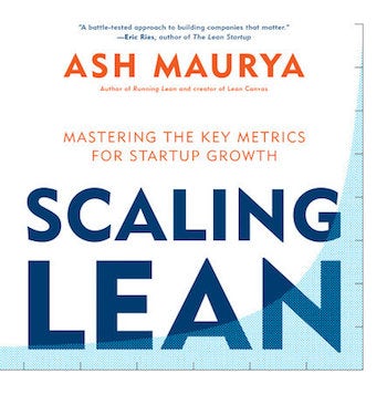 One of our recommended books for entrepreneurs: Scaling lean