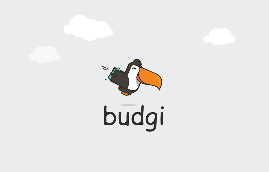 Logo for a budgeting app featuring a friendly tucan