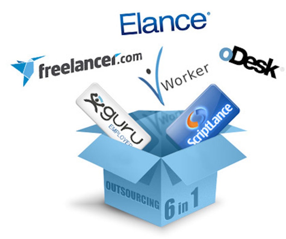 Freelance website logos