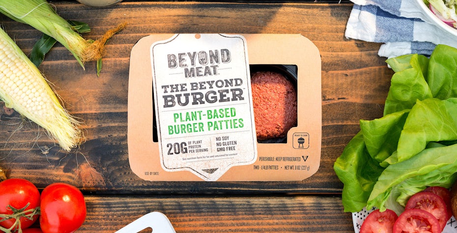 beyonf meat umweltfreundliches verpackungsdesign