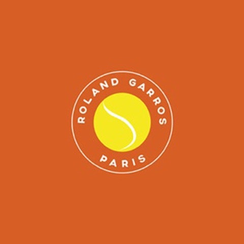 logo with tennis ball