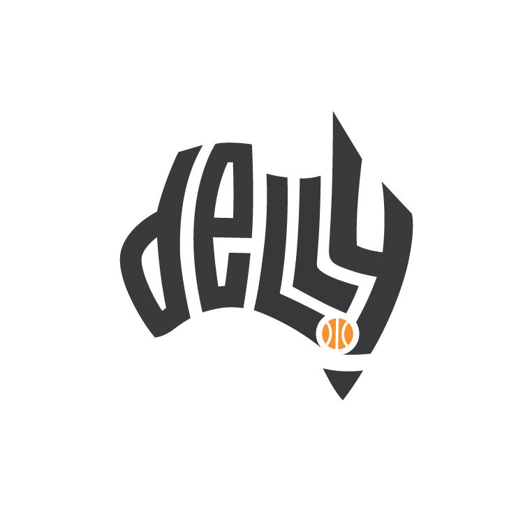 Delly logo and branding design