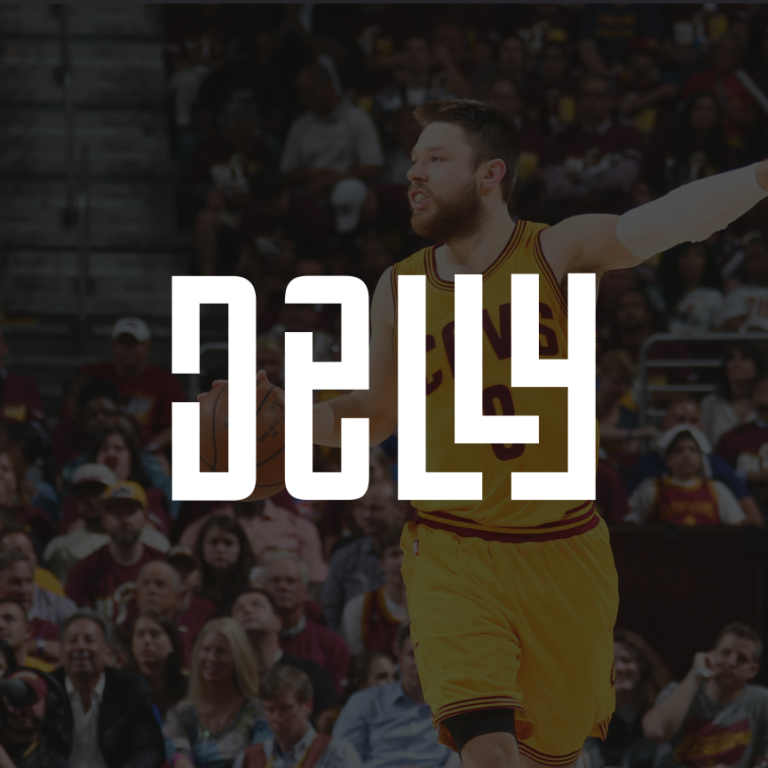 Delly logo and branding design