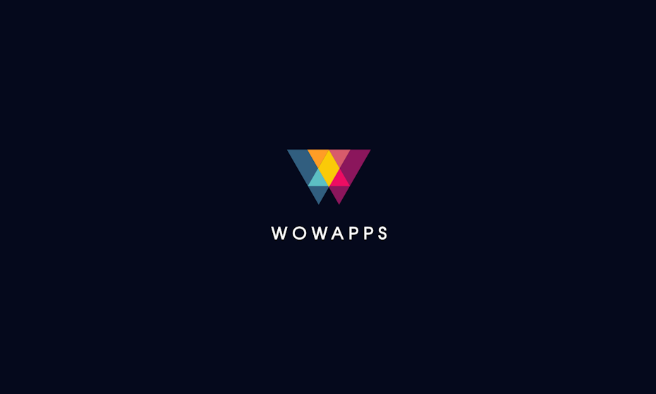 WOWAPPS tech startup logo design