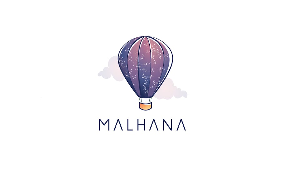 Malhana startup logo design