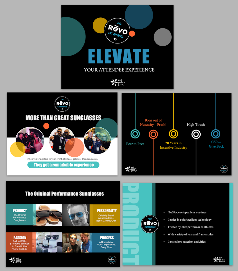 MULTI-COLORED POWERPOINT TEMPLATE