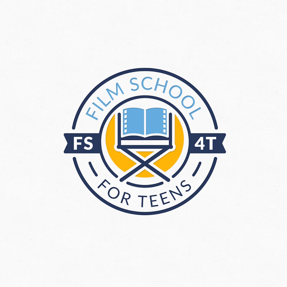 Film school logo design