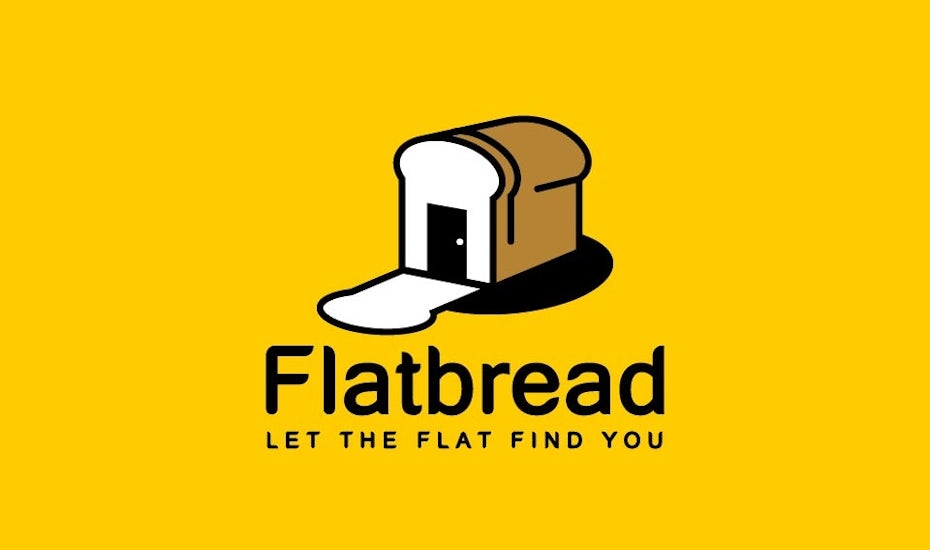 Flatbread logo design