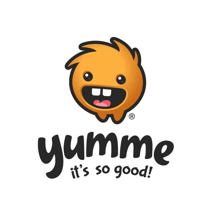 diseño de logotipo de tecnología yumme