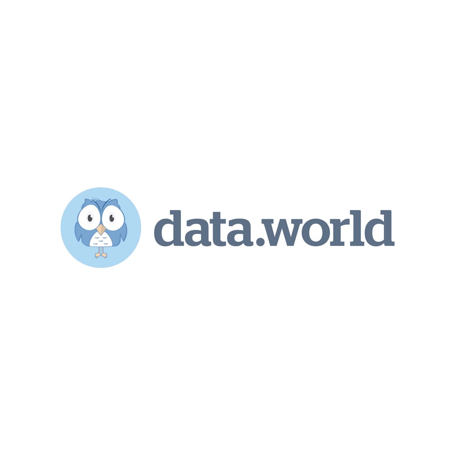 logotipo de inicio de tecnología data.world