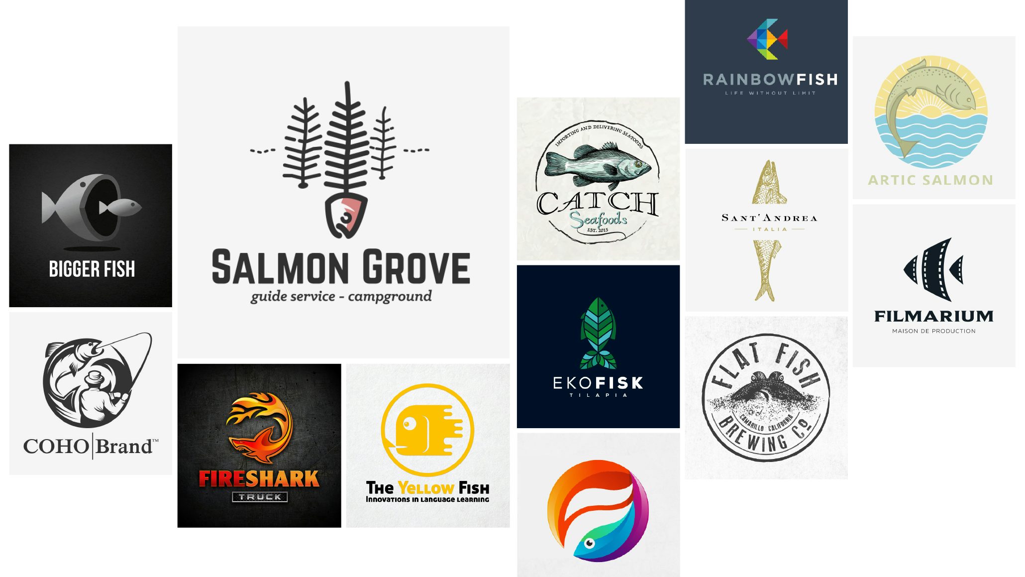 48 fish logos that go over swimmingly - 99designs