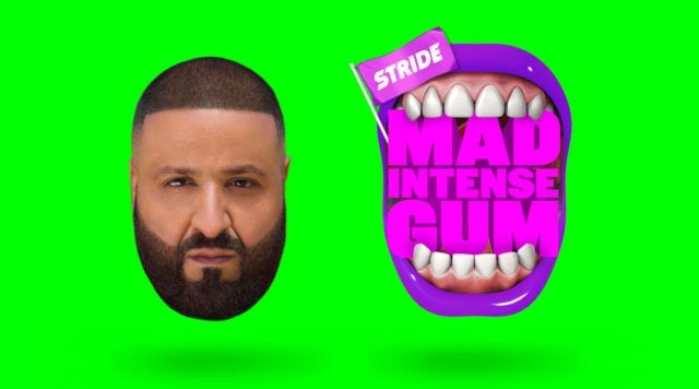 DJ Khaled appears in an ad for Stride Gum.